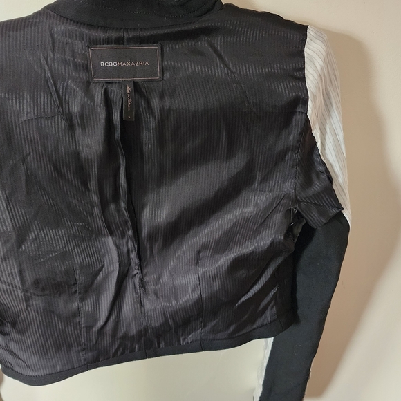 BCBGMaxAzria black one button blazer - Picture 8 of 8